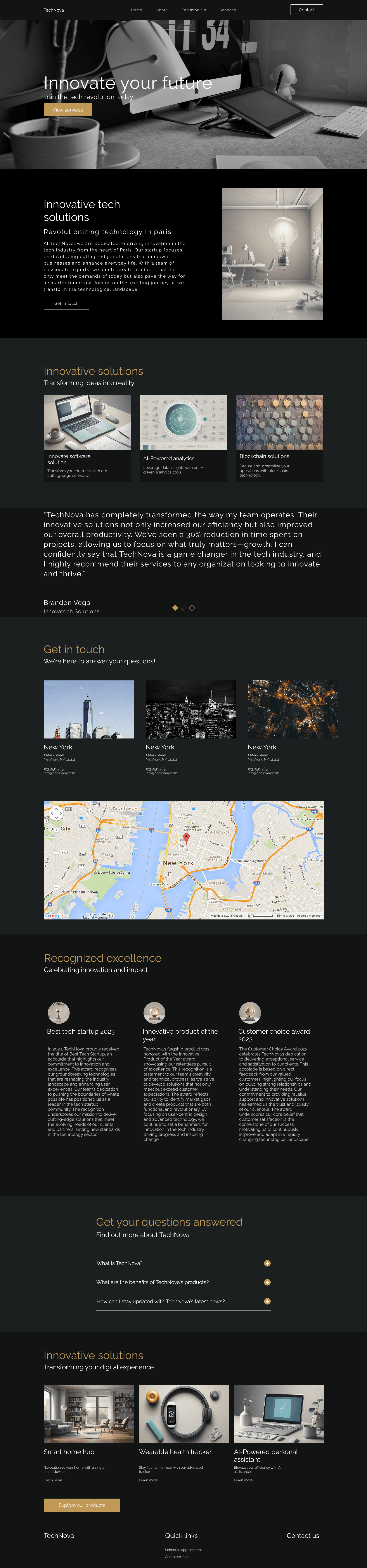 TechNova - Технологические решения для бизнеса